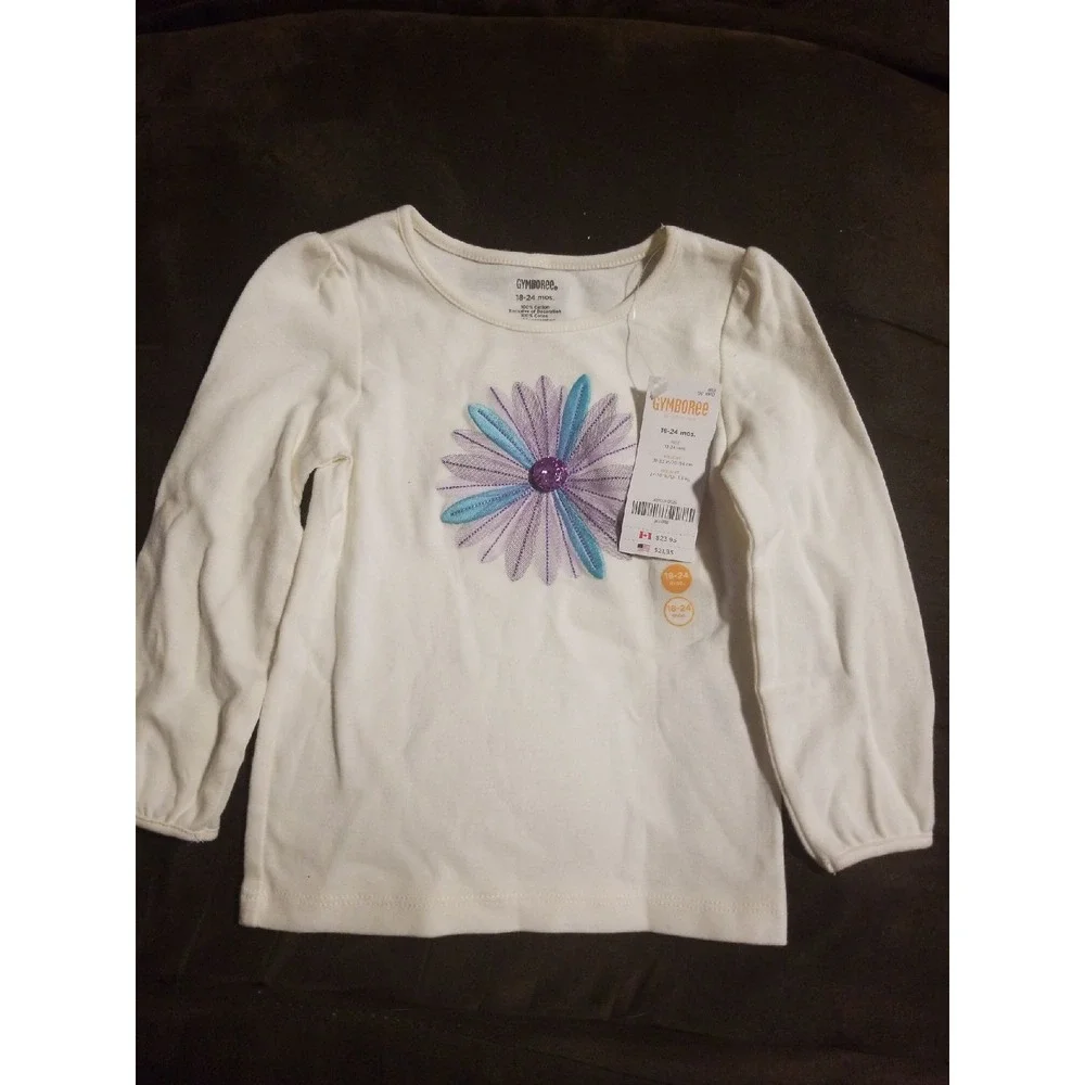 Gymboree winter peacock top 18 24 months nwt